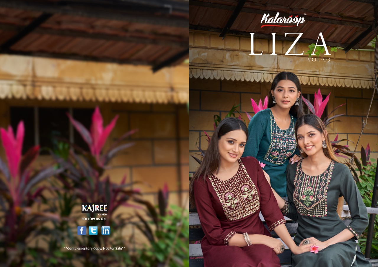 Kalaroop kurti LIZA vol 03